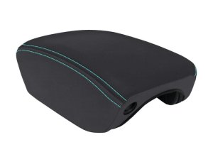Jeep Gladiator JT Center Console Cover - PRP Seats - Black/Teal - `20-`27